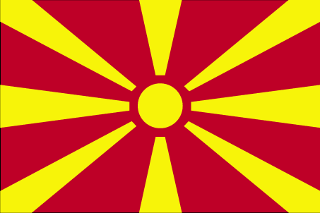 North Macedonia flag
